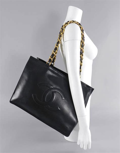 chanel shopper tote price|chanel classic shopping tote.